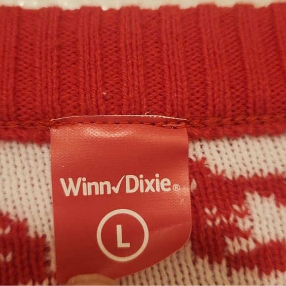 Unisex Winn Dixie Ugly Holiday Sweater sz L - Picture 5 of 5